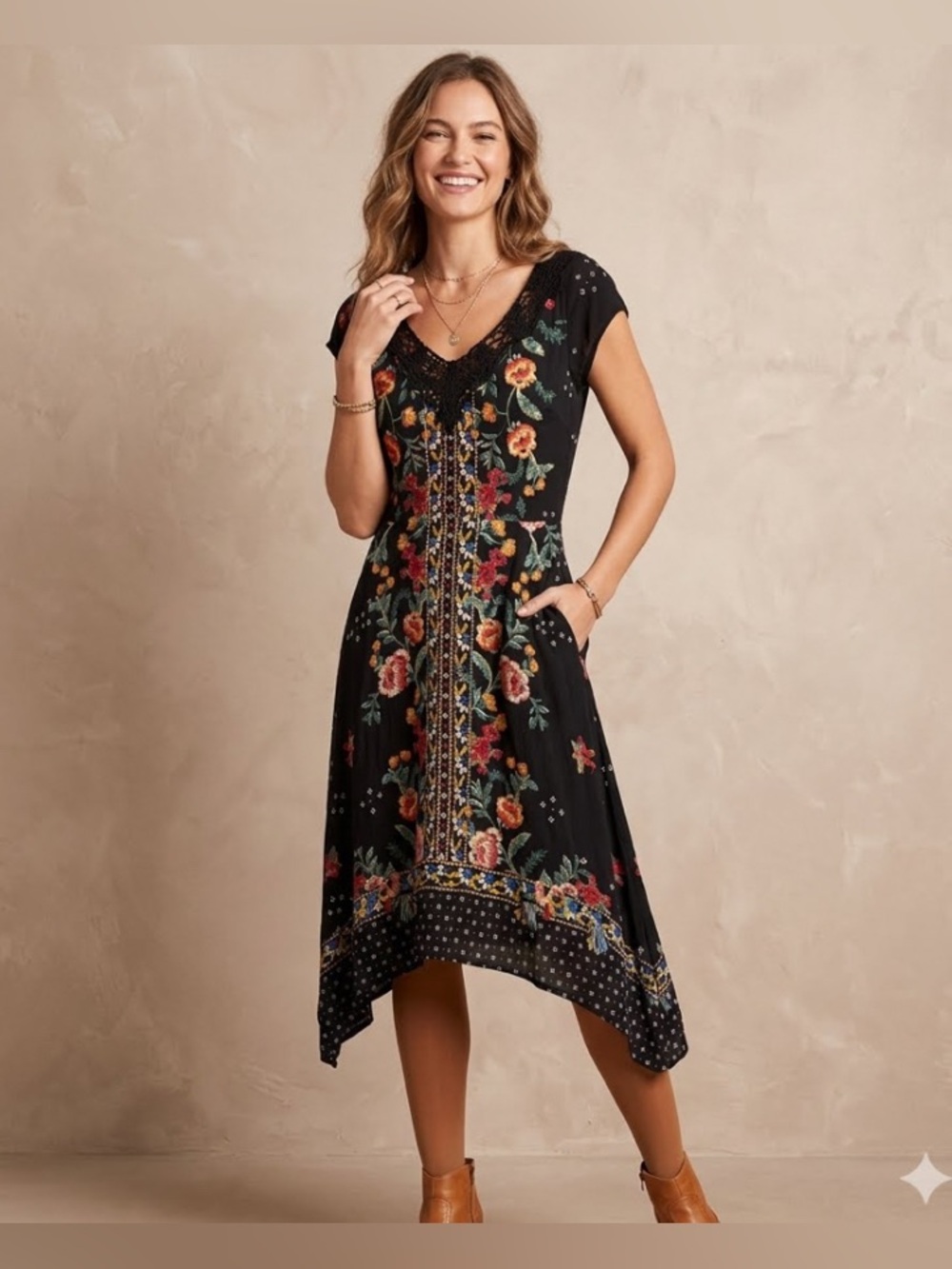 NWT (New with Tags) | Size 1X | Bohemian Boho Chic Festival Flowy